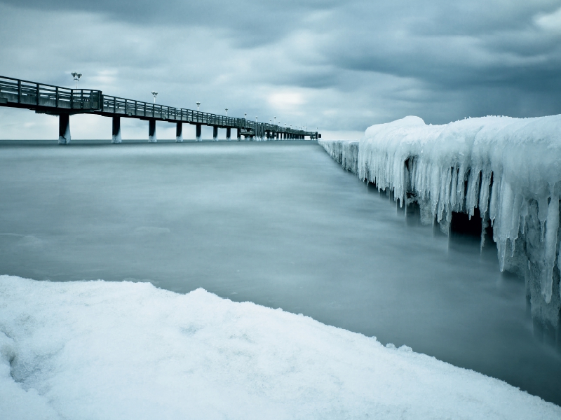 Winter an der Ostseeküste