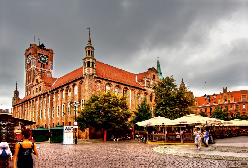 Das altstädtische Rathaus, entstand Ende des 14. Jh. im gotischen Still.