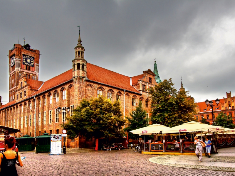 Das altstädtische Rathaus, entstand Ende des 14. Jh. im gotischen Still.