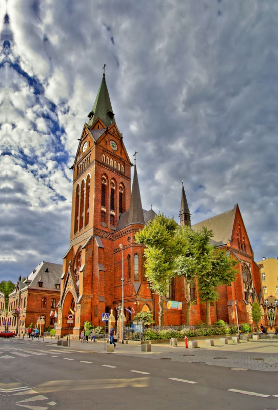 Johannes der Täufer Kirche in Stettin,1888-1890 gebaut