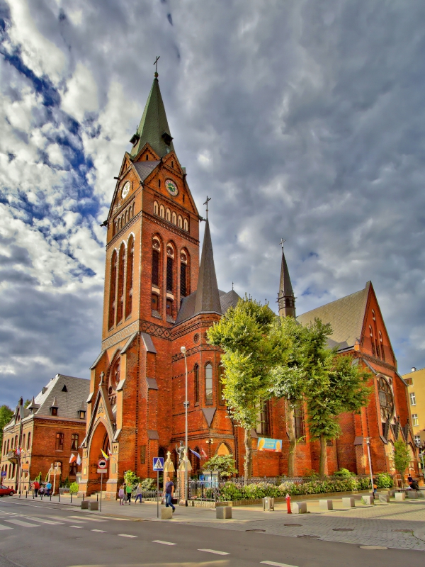 Johannes der Täufer Kirche in Stettin,1888-1890 gebaut