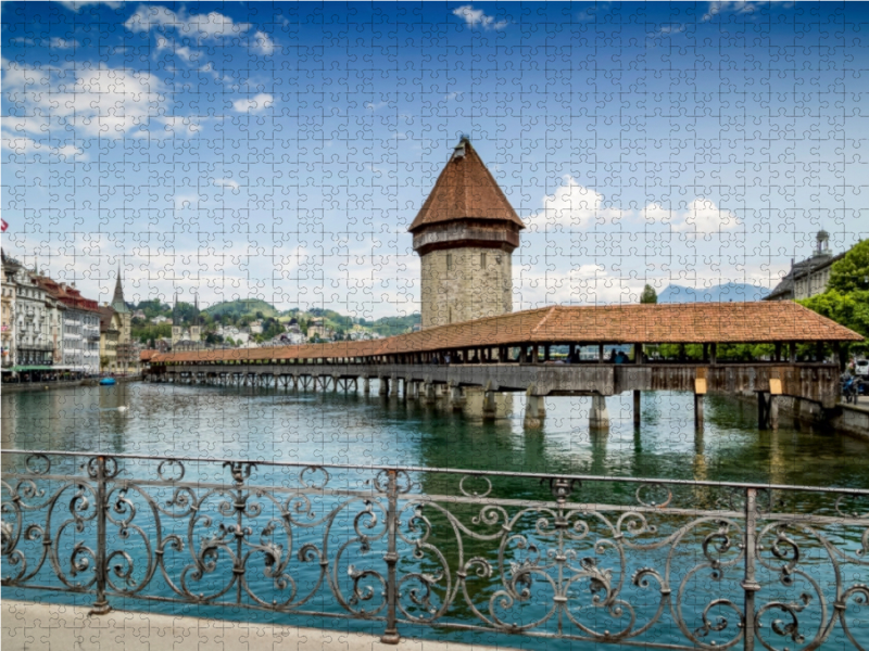 LUZERN Kapellbrücke und Wasserturm