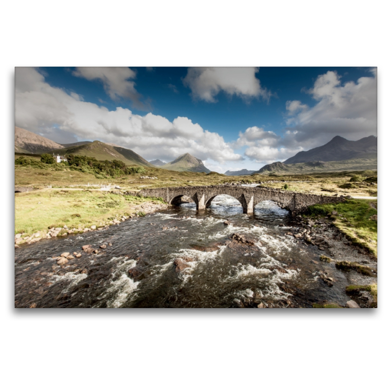 Brücke von Sligachan  Carbost  Isle of Skye