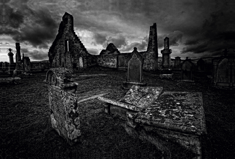 Balnakeil Friedhof, Sutherland, Schottland