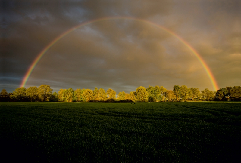 Regenbogen in Klein Wesenberg