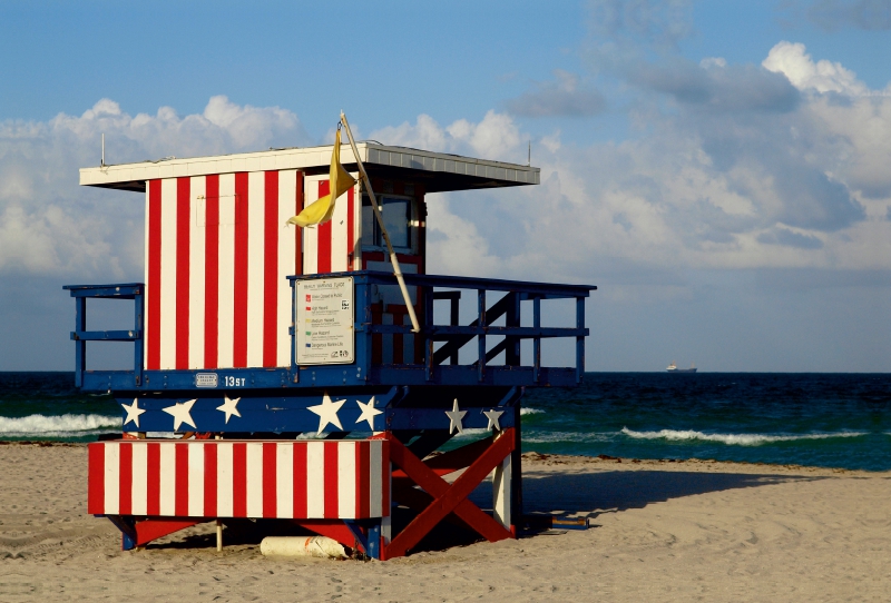 MIAMI BEACH Turm der Rettungsschwimmer