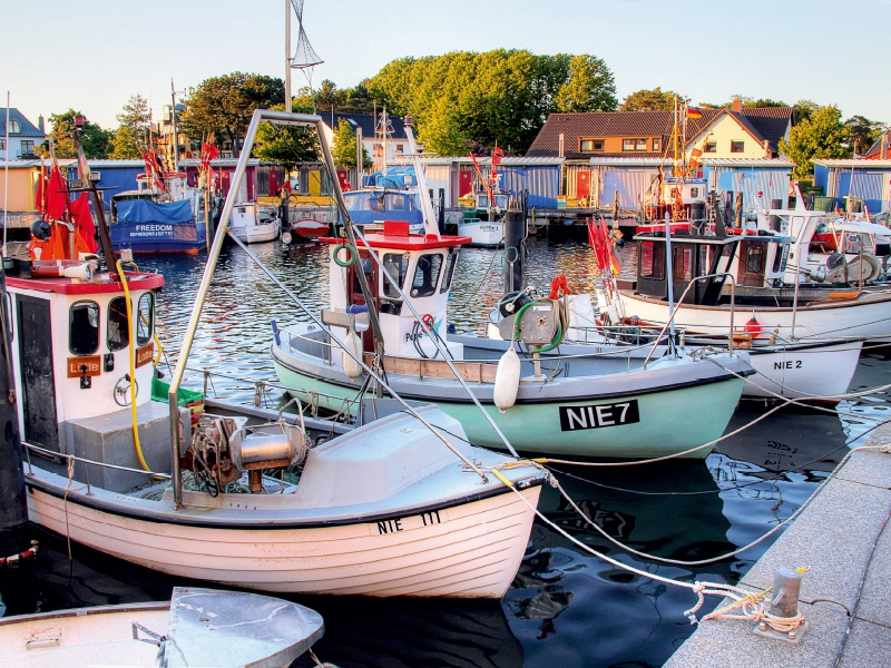 Fischerboote in Niendorf