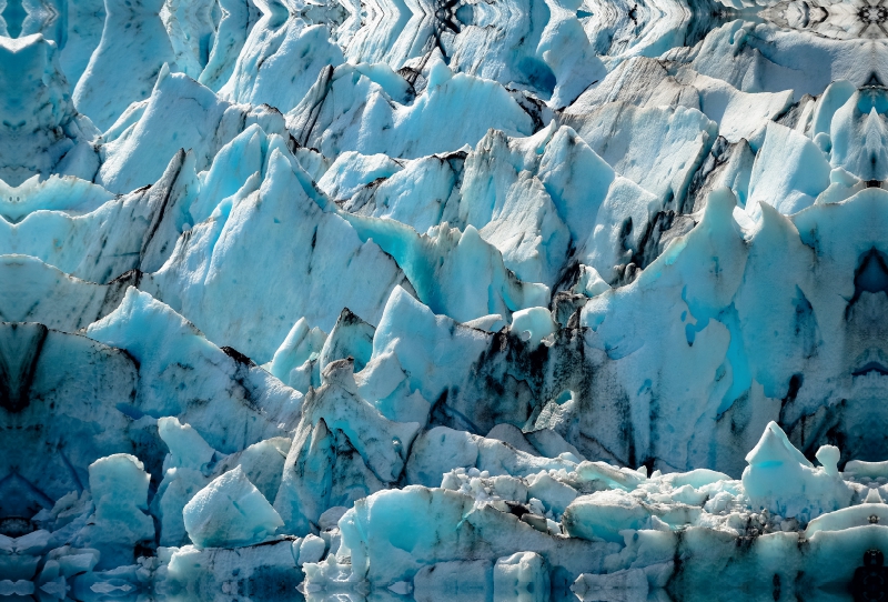 Portage Gletscher im Detail