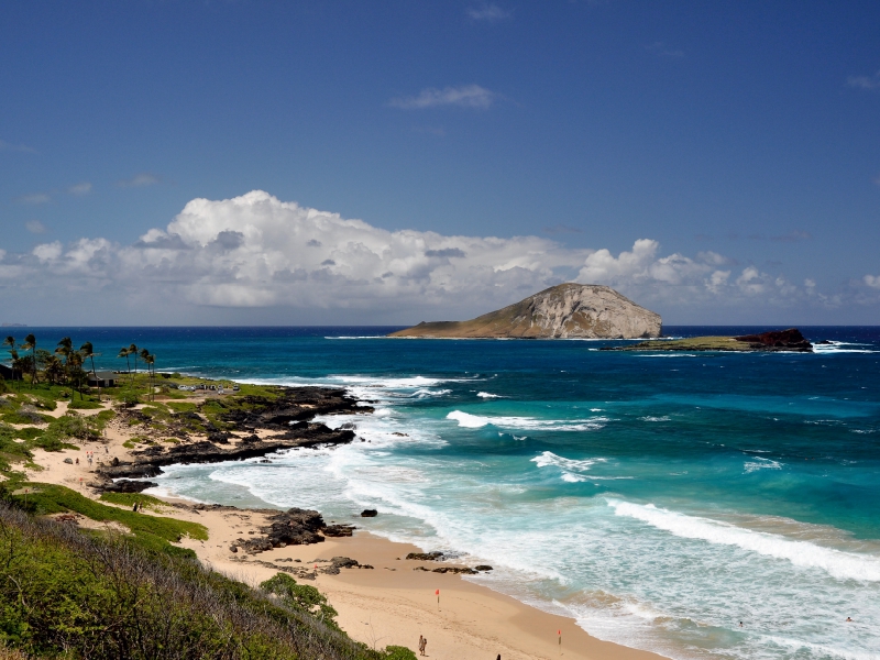 Die Nordküste von Oahu, Hawaii