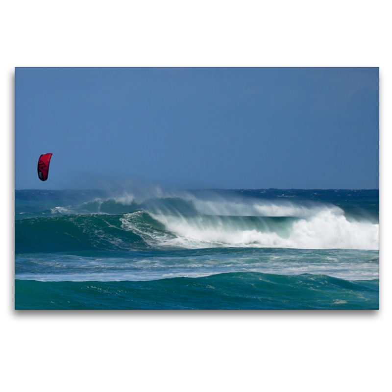 Kitesurfer, North Shore Oahu, Hawaii