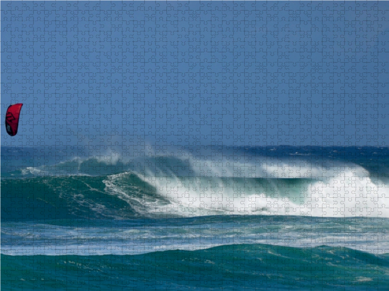 Kitesurfer, North Shore Oahu, Hawaii