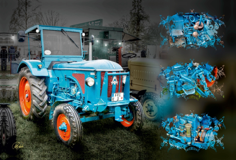 Oldtimer Traktor Hanomag