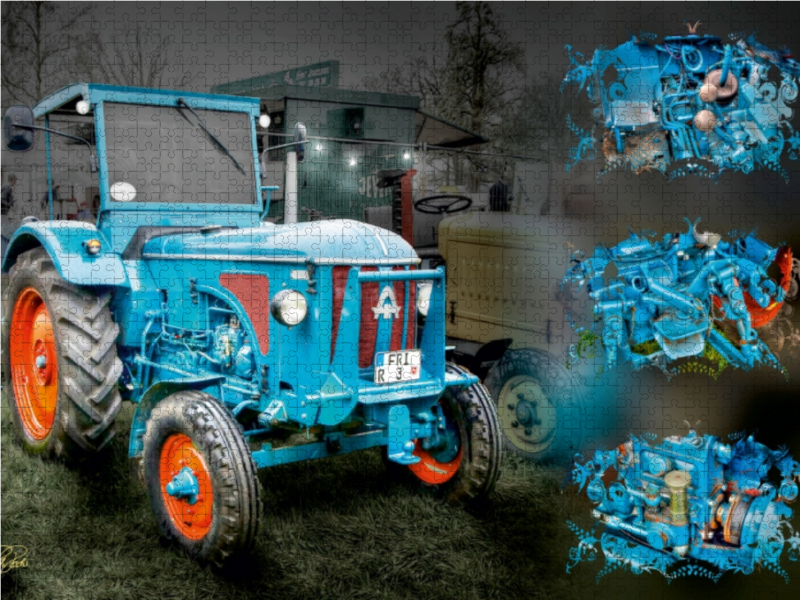 Oldtimer Traktor Hanomag