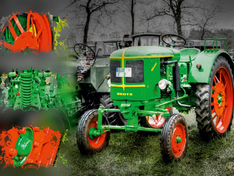 Oldtimer Traktor Deutz