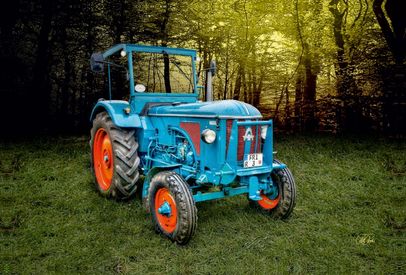 Oldtimer Traktor Hanomag