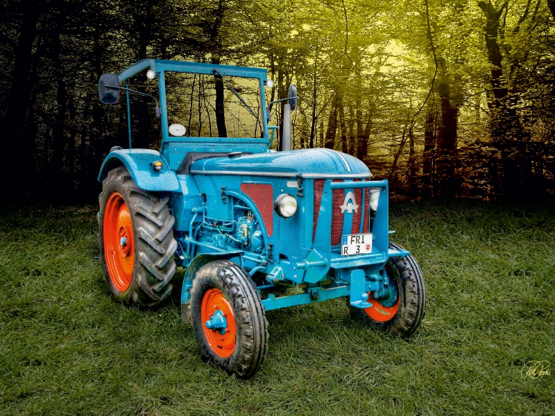 Oldtimer Traktor Hanomag