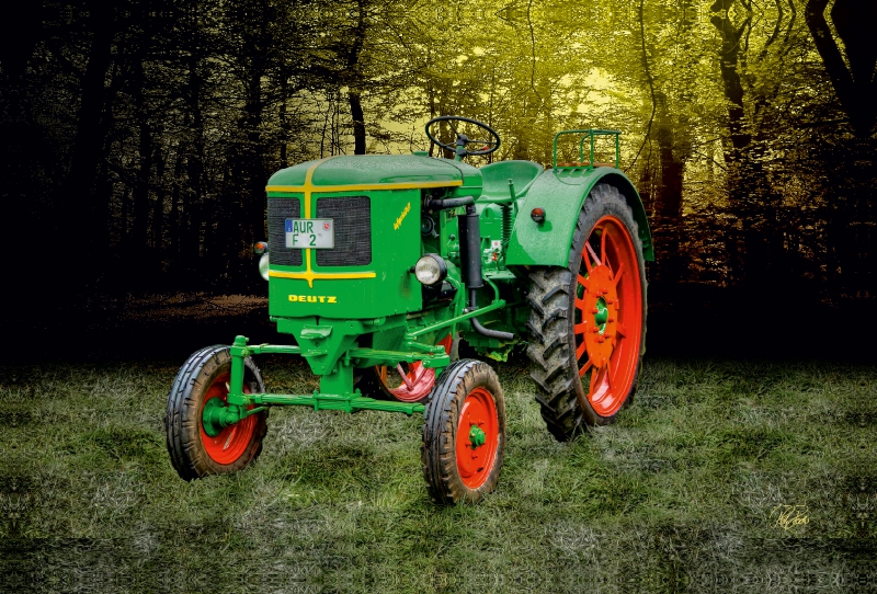 Oldtimer Traktor Deutz