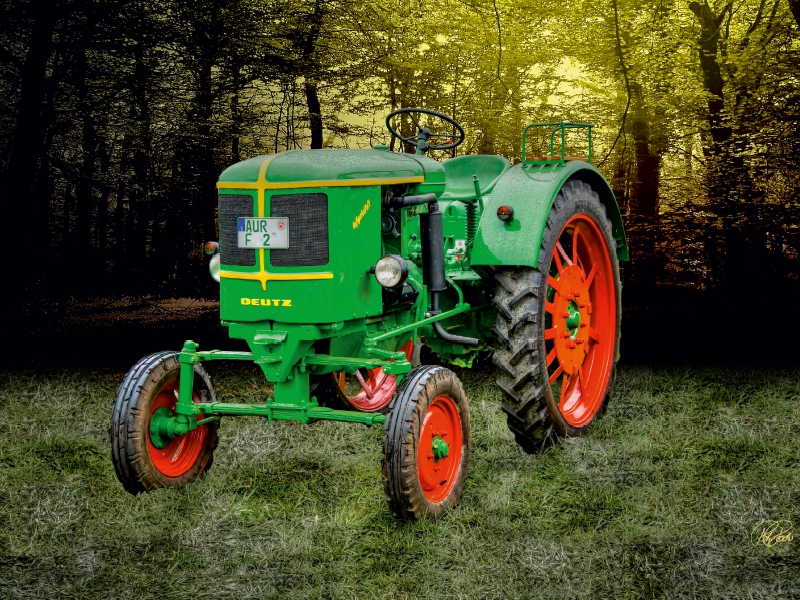 Oldtimer Traktor Deutz