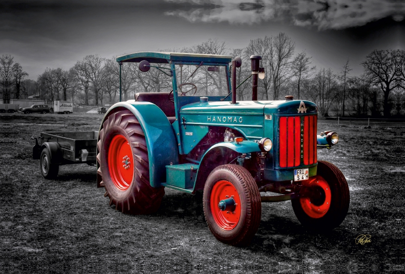 Oldtimer Traktor Hanomag