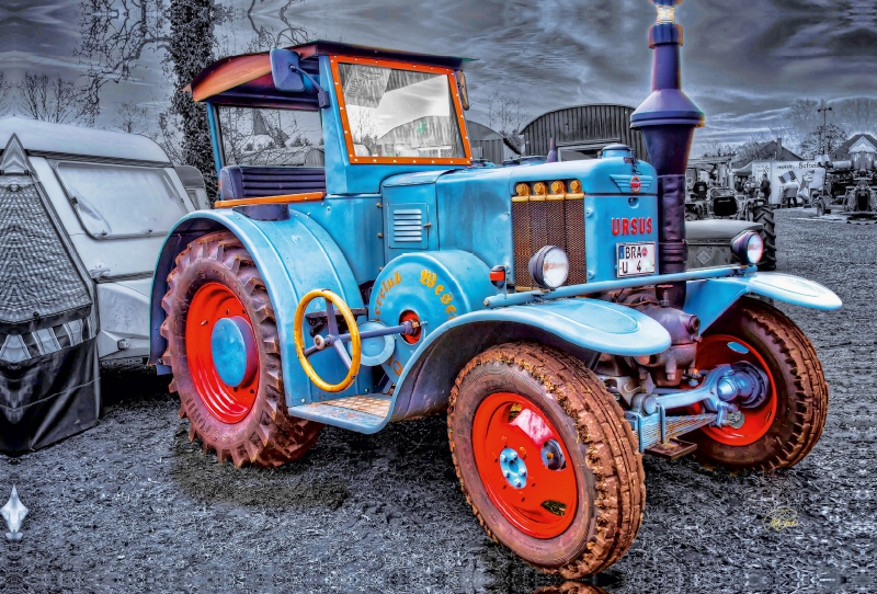 Oldtimer Traktor Ursus