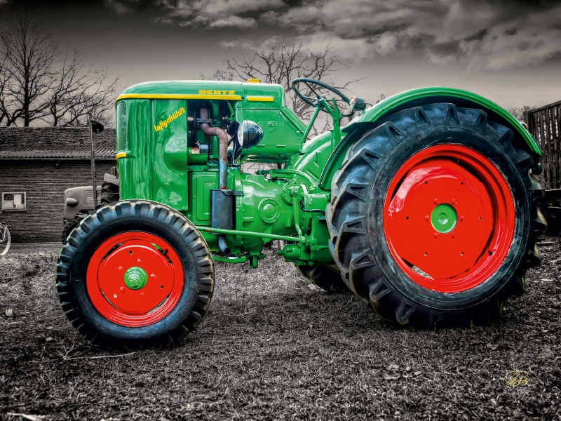 Oldtimer Traktor Deutz