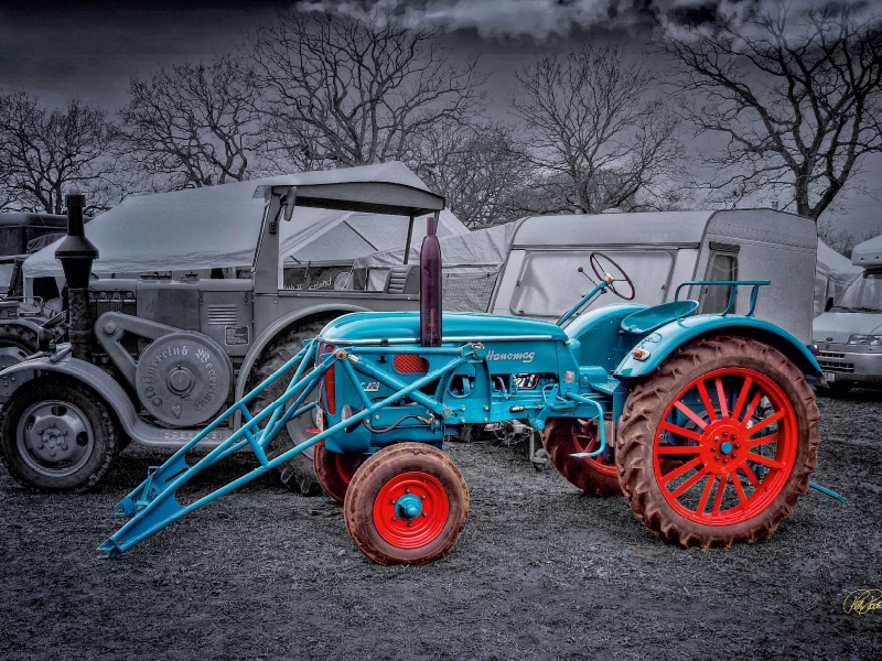 Oldtimer Traktor Hanomag