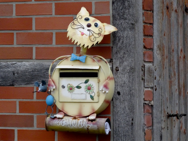 Briefkasten-Katze