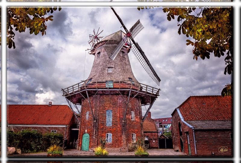 Windmühle in Jever, Friesland