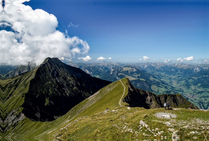 Blick vom Niesen/ Berner Oberland