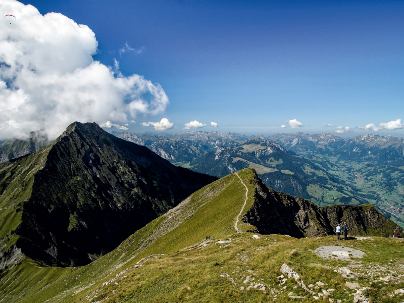 Blick vom Niesen/ Berner Oberland