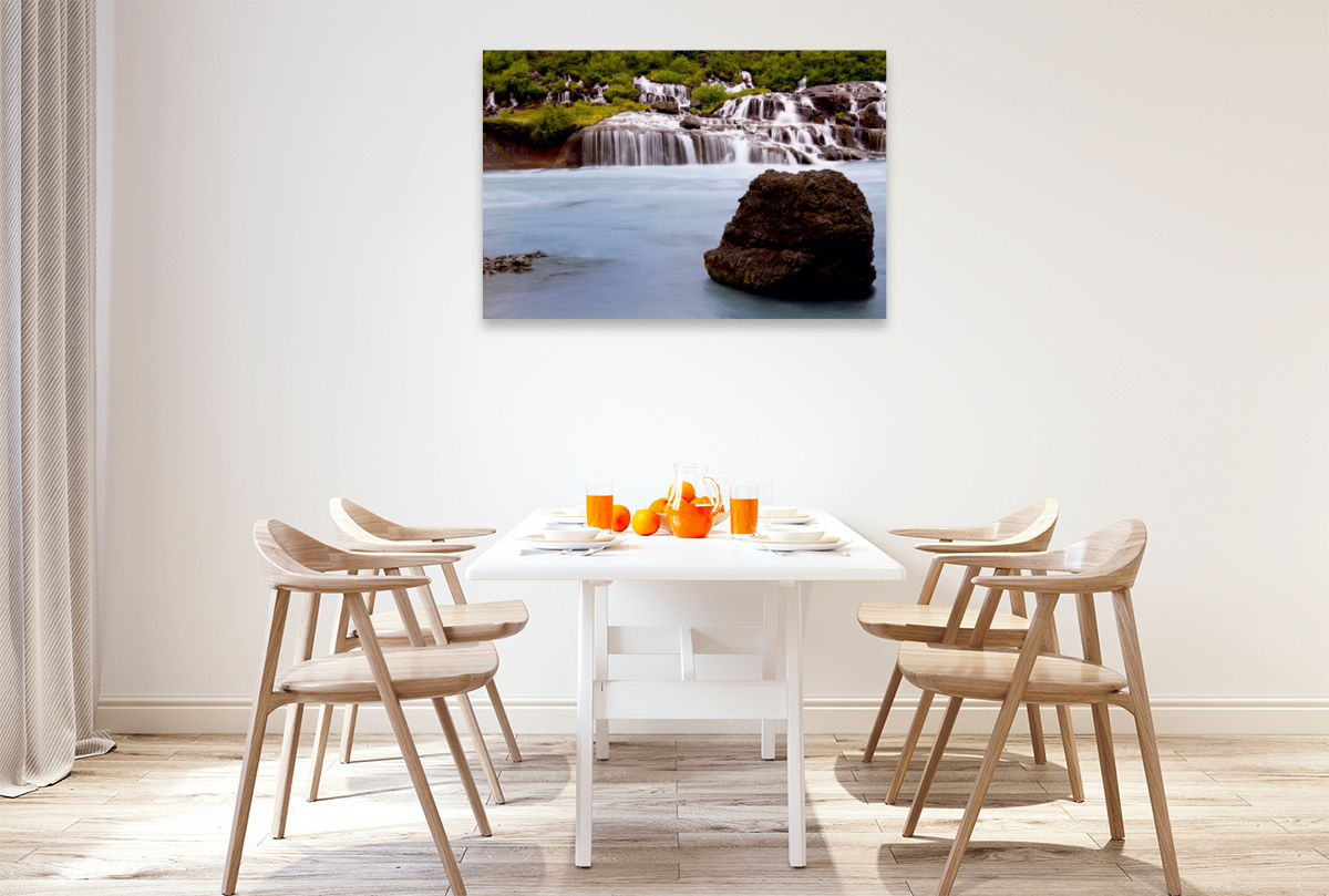 Hraunfossar – Wasserfall in Westisland