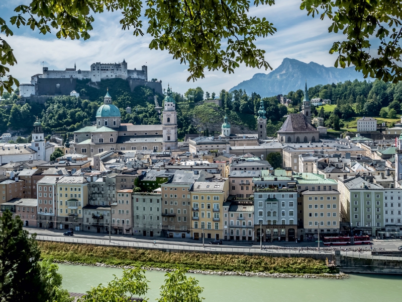 SALZBURG Wunderschöner Blick auf die Altstadt