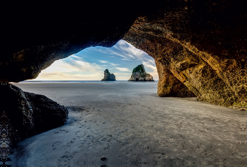 Wharariki Beach