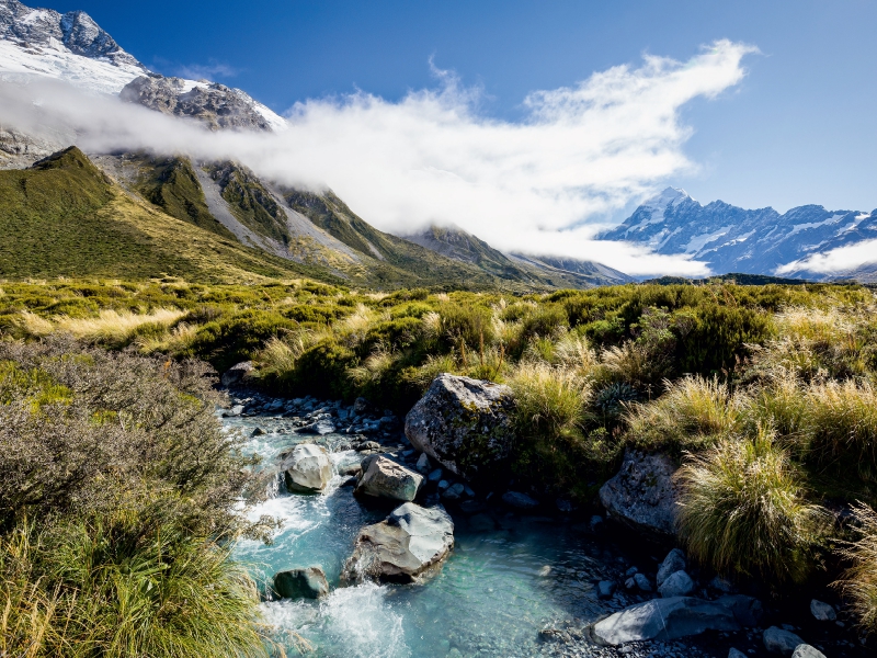 Hooker Valley - Südinsel