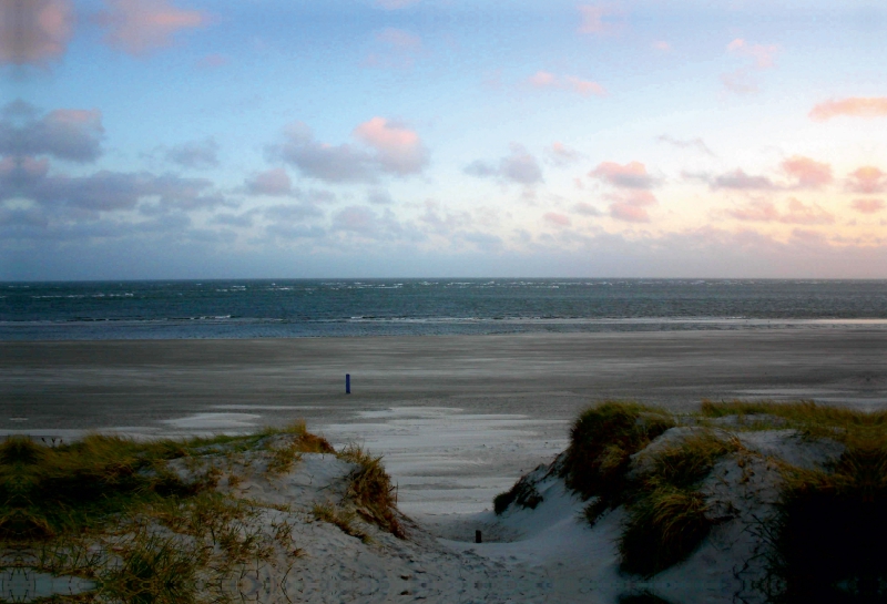 Abenddämmerung am Strand