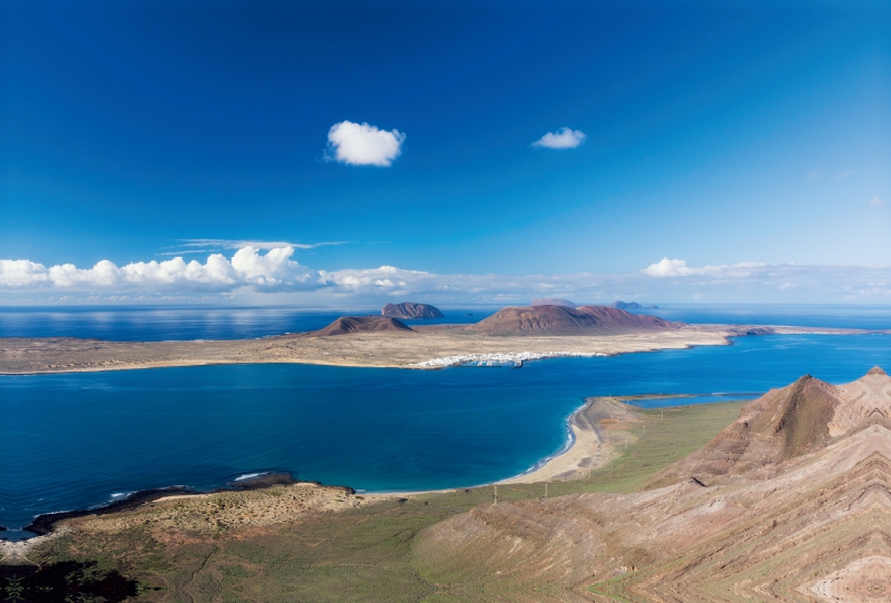 Blick auf La Graciosa v. Mirador del Rio