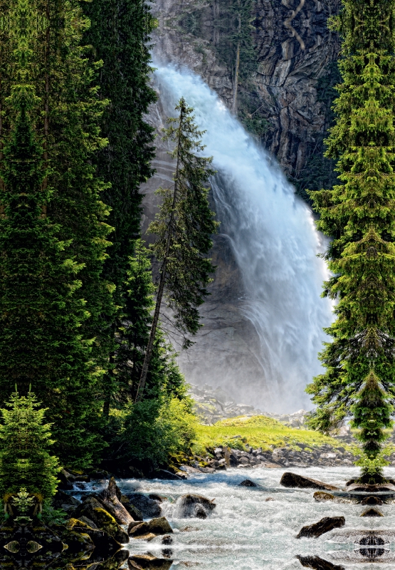 Krimmler Wasserfälle im Salzburger Land (Österreich)