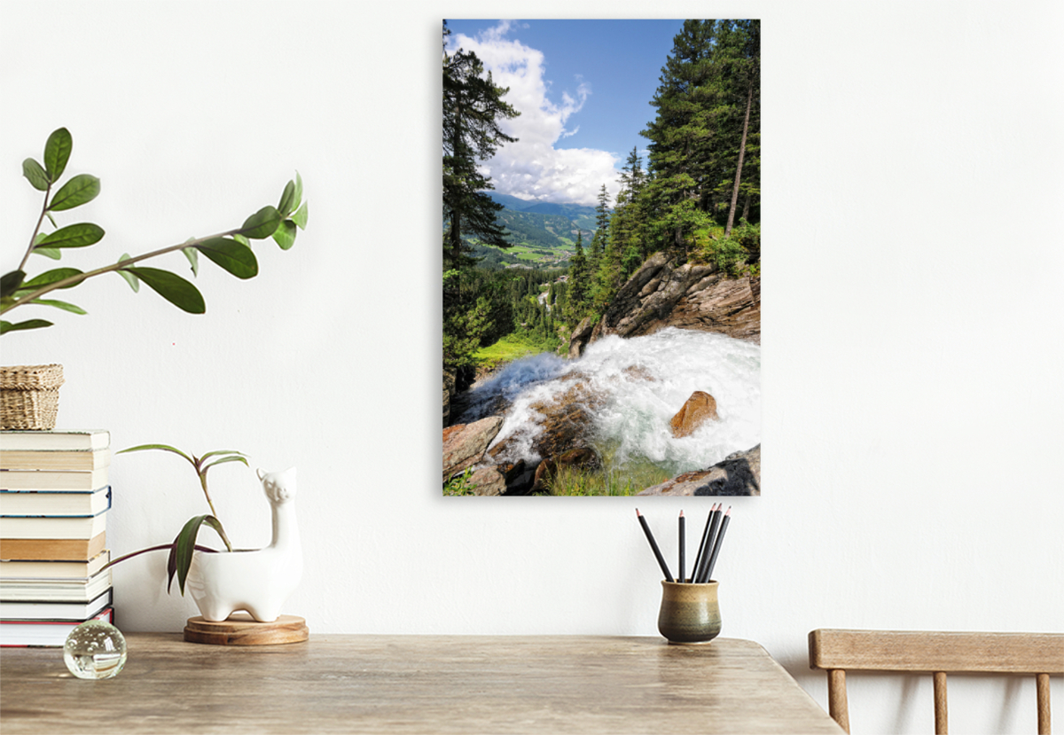 Blick von der Schettkanzel am Krimmler Wasserfall (Österreich)