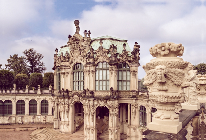 Barockes Baudenkmal in Dresden - der Zwinger