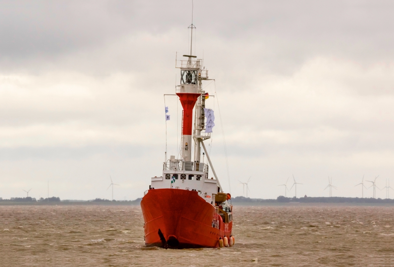 Feuerschiff Borkum Riff auf dem Dollart