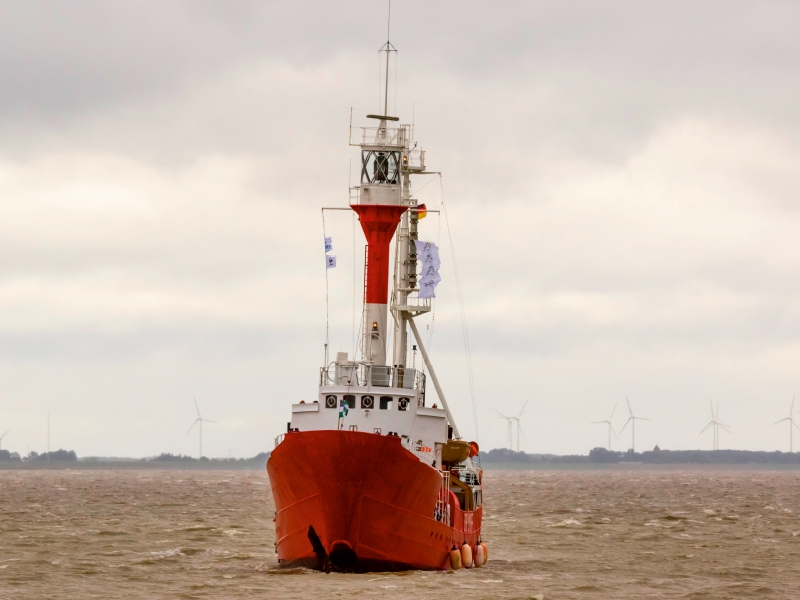 Feuerschiff Borkum Riff auf dem Dollart