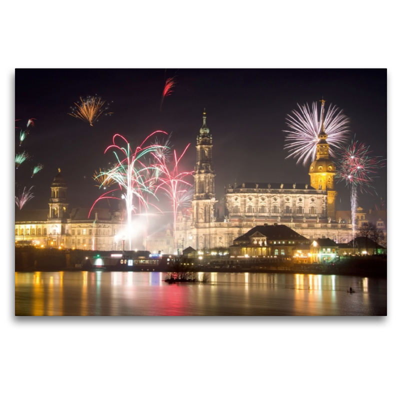 Feuerwerk über Dresden