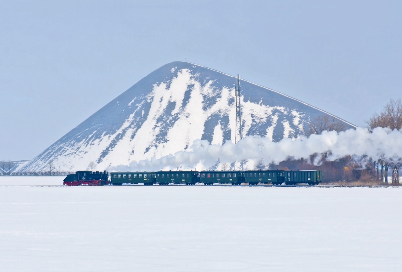 Bergwerksbahn und Thälmann Schacht