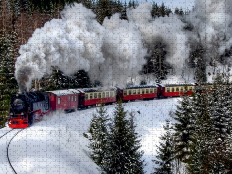 Brockenbahn bei Drei Annen