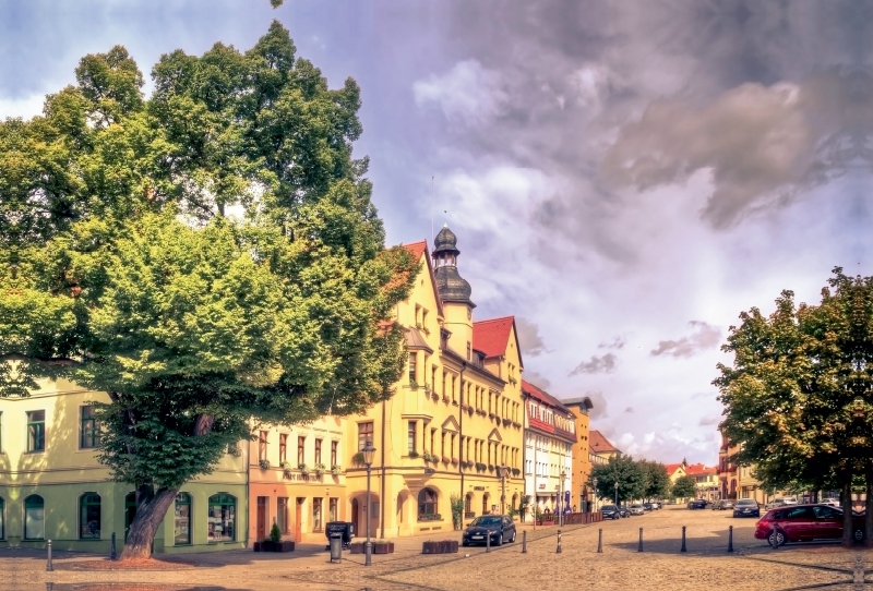 Blick zum Rathaus Hettstedt