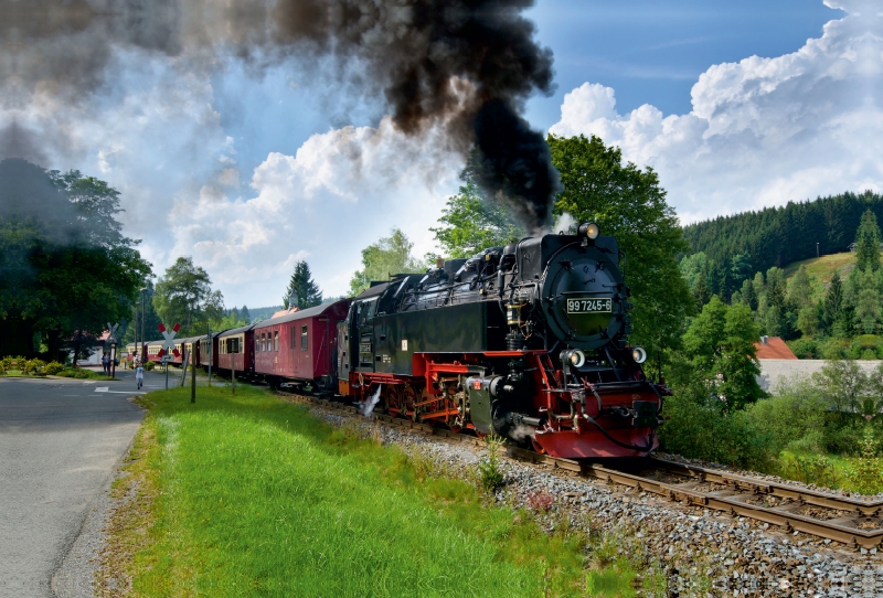 Harzquerbahn bei Sorge