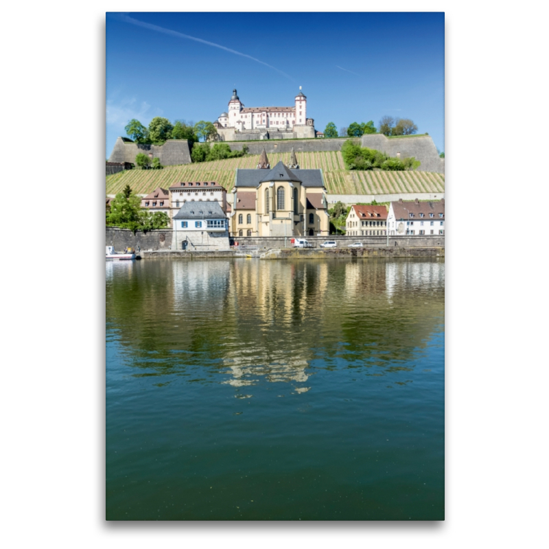 WÜRZBURG Mainufer und Festung Marienberg