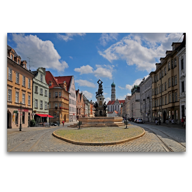 Herkulesbrunnen in der Maximilianstraße, Augsburg