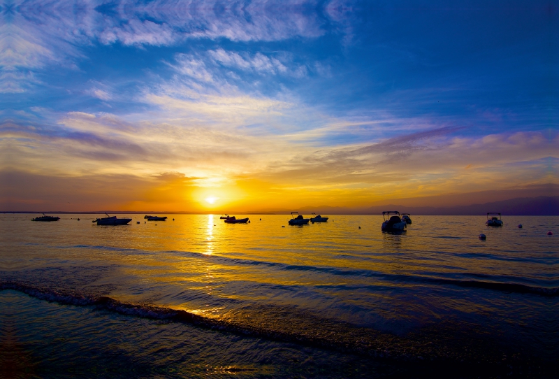 Sonnenuntergang am Gardasee