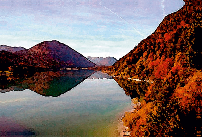 Sylvensteinstausee im Isarwinkel